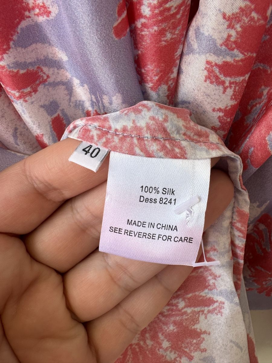 Kleider: Lovechild Blusenkleid Seide Gr. 40 – Neu (gemäss Beschreibung) aus Brütten von Rod816 4