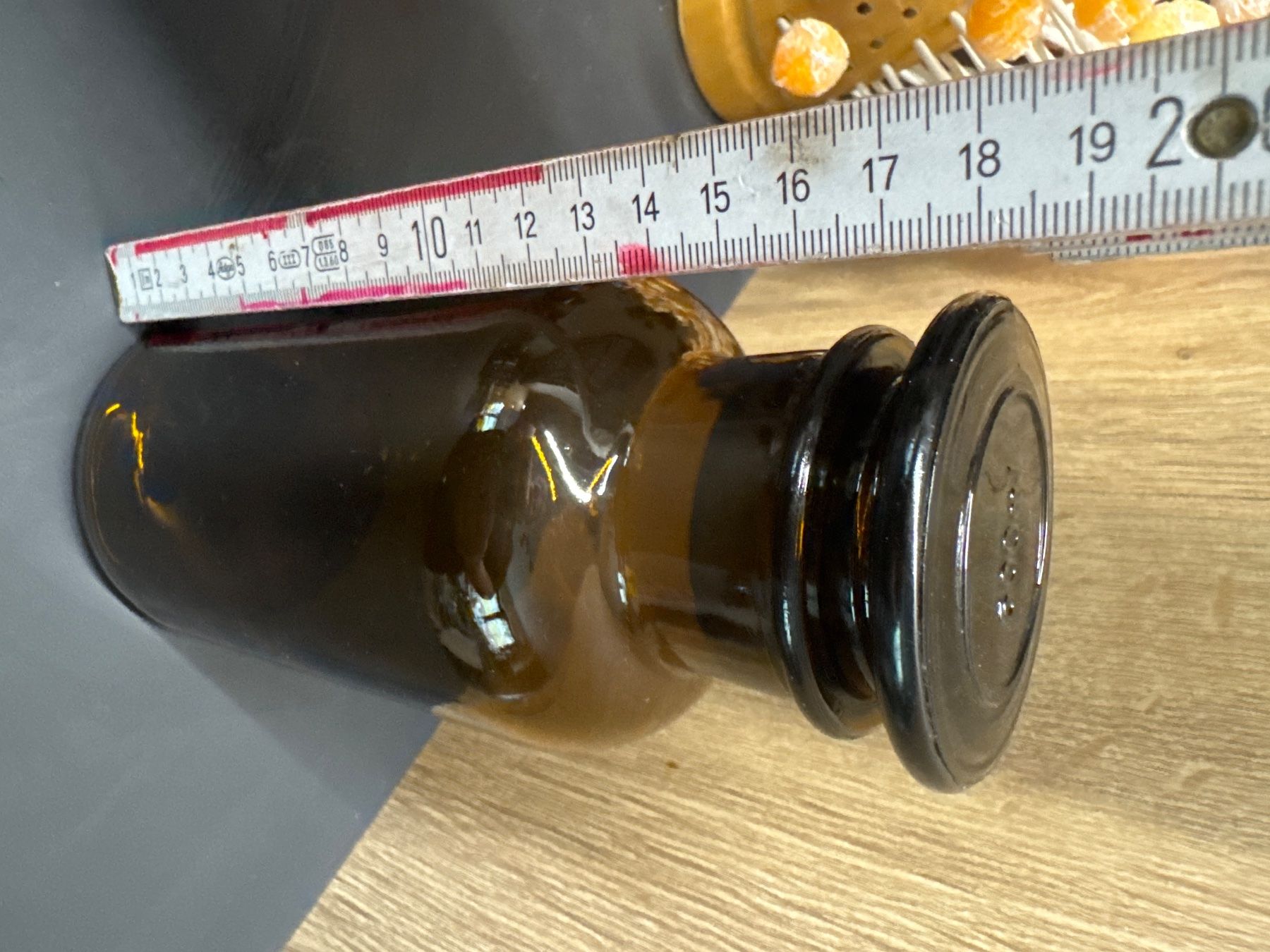 Accessori da laboratorio: Ancienne bouteille pharmacie brune 500 ml – Usato da Lajoux JU venduto da Briard0 4