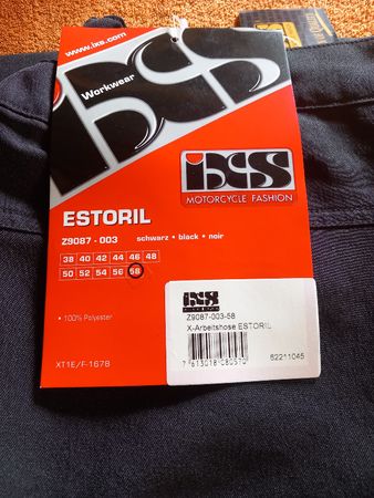 IXS Workwearhose Grösse 58 Fabrikneu