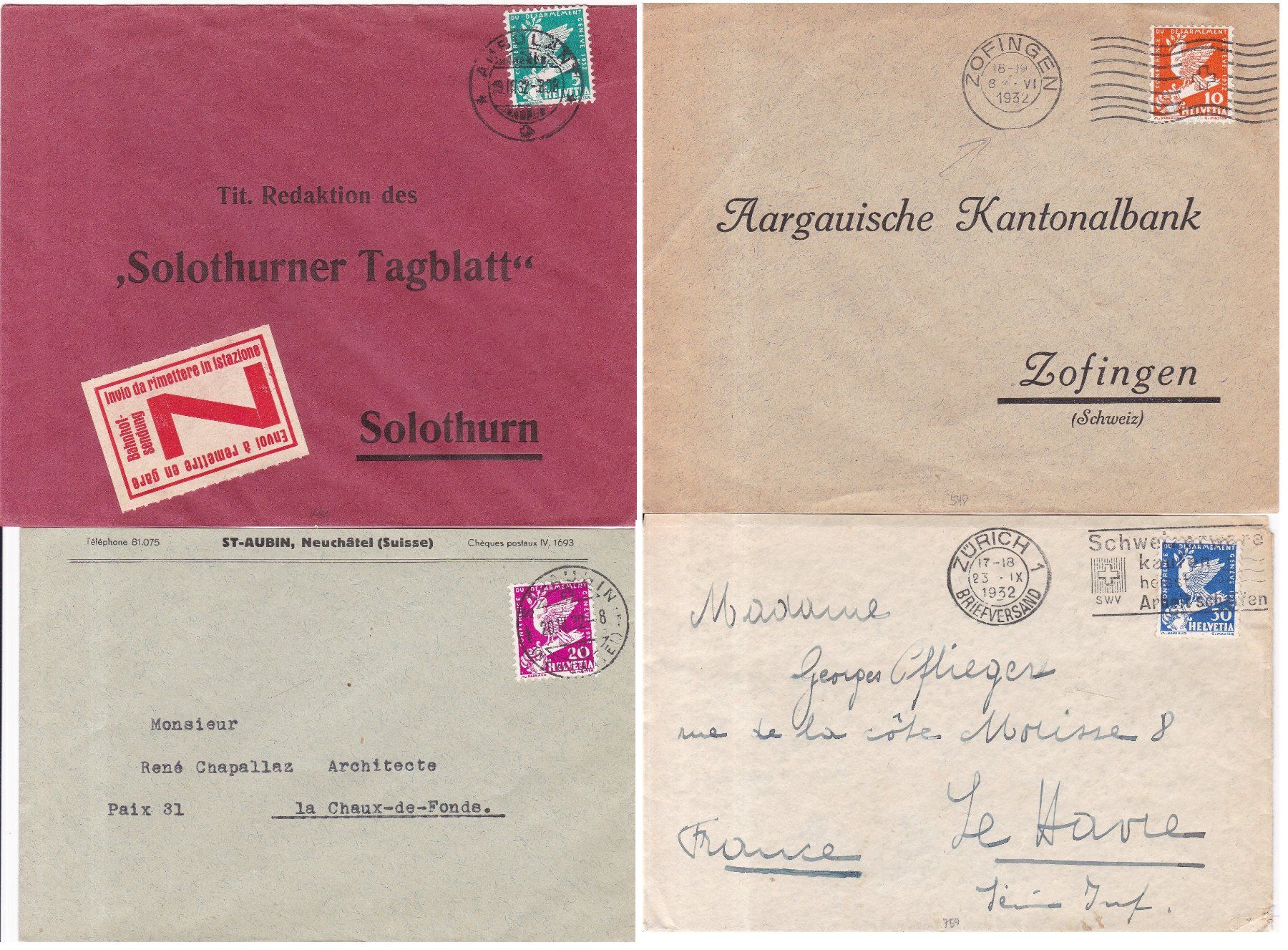 Tous les timbres: 50 Stk. Alte CH Briefe, Postkarten, Belege – D'occasion à Münchwilen AG par Nesar
