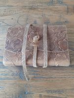 Notizbuch gebunden hochwertig Blumen neu Boho Ethno