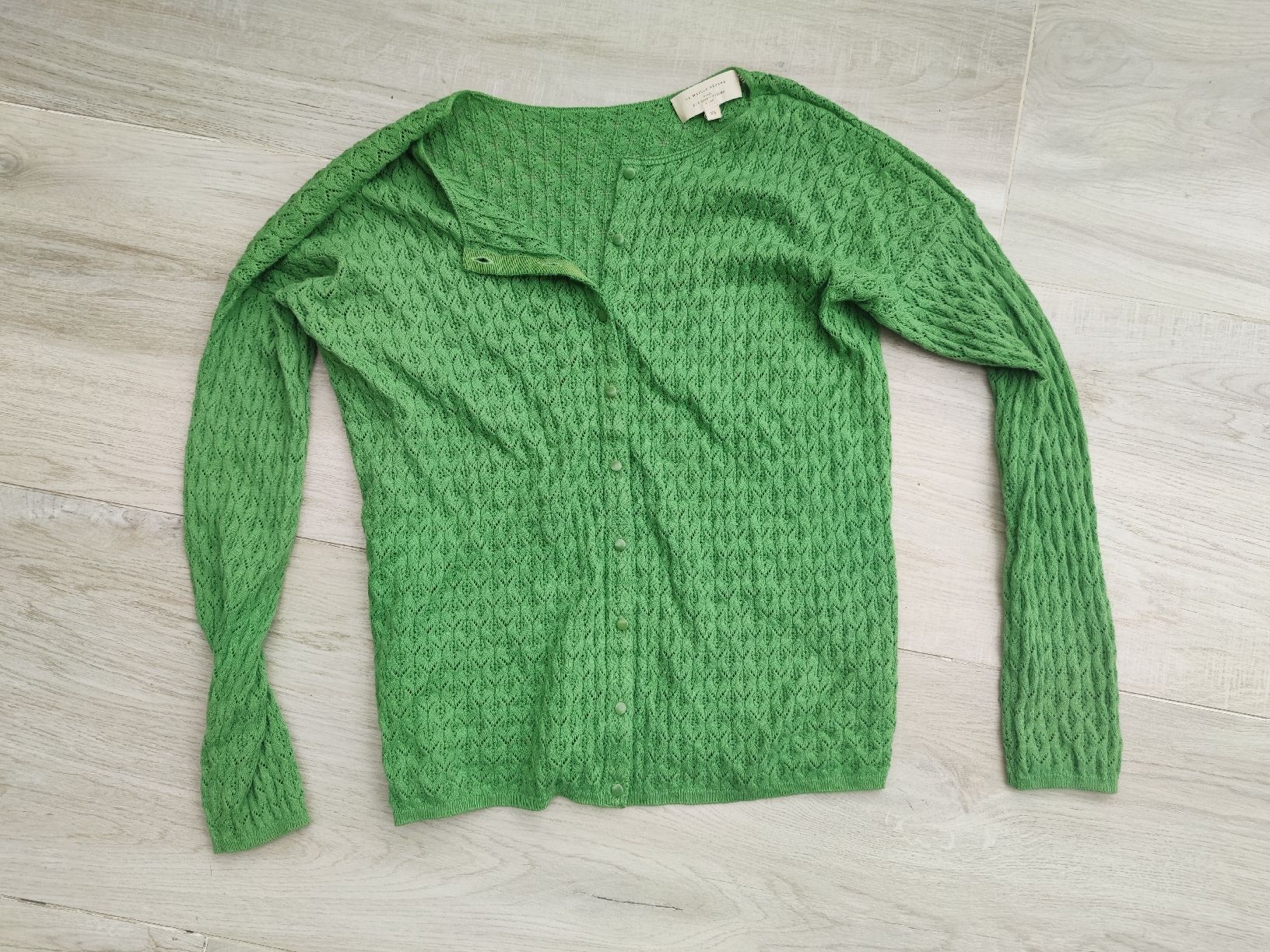 La Maille Sézane Strickjacke, Grösse XS, Grün wie neu! (Gebraucht