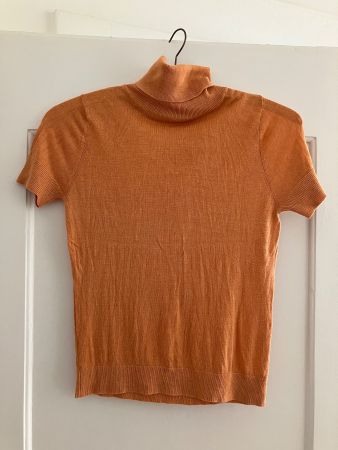 Kurzarm Rollkragenpullover Grösse S von Judy Brown