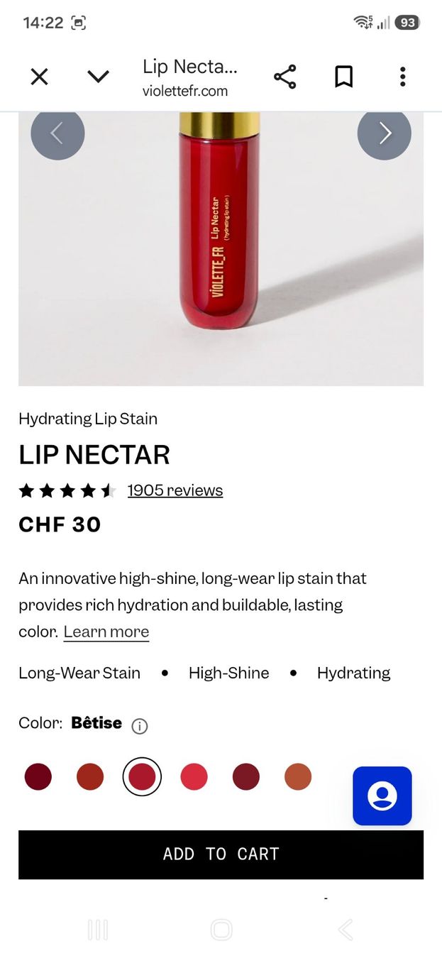 Make-up: Lip Nectar  von VİOLETTE_FR – Neu und originalverpackt aus Uerkheim von Pod23 2