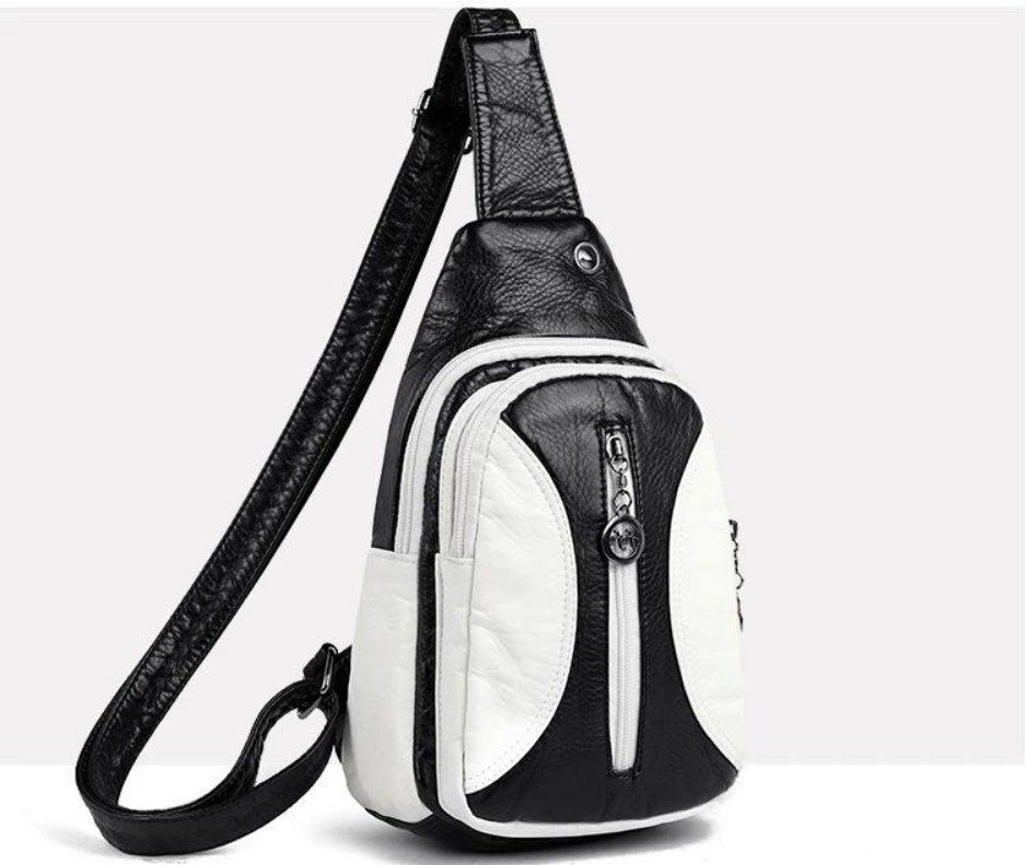 Taschen: Multifunktionale Umhängetasche aus PU-Leder – Neu und originalverpackt aus Lausanne von novastoris