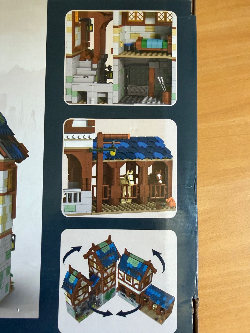 Kit di costruzioni: Klemmbausteine Medieval Town Stable Neu – Nuovo e nell'imballaggio originale da Allschwil venduto da Umanesid 5