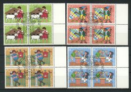 1984, Pro Juventute, Viererblöcke, ET