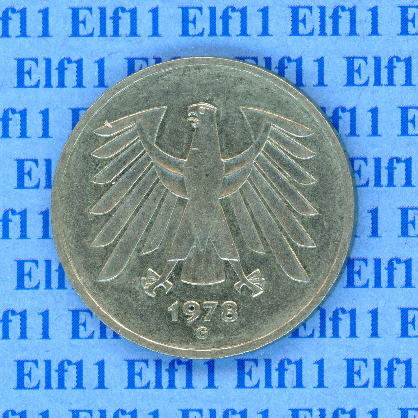 Tutti le monete: DEM___5.00 1978G -vz 5 Deutsche Mark – Usato da Widnau venduto da Elf11