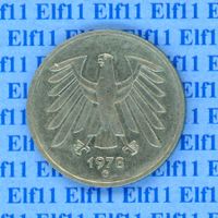DEM___5.00 1978G -vz 5 Deutsche Mark