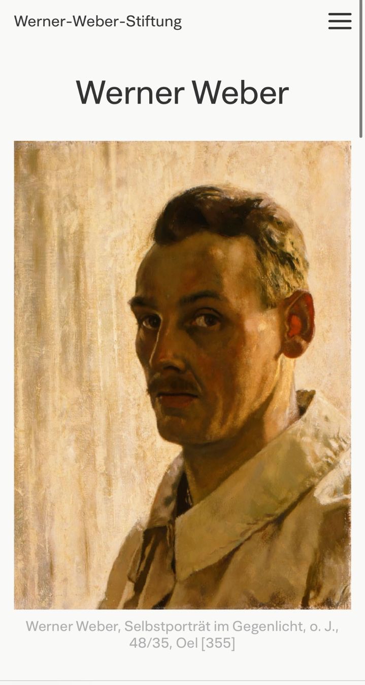 Dipinti: Werner Weber (1892 - 1977) – Usato da hittnau venduto da Kunstkopf 4