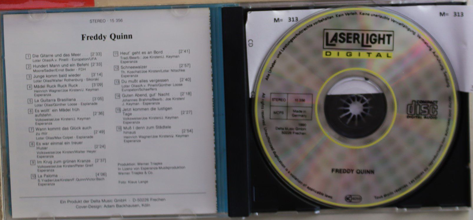 CD: Freddy Quinn -Gold – Usato da Luzern venduto da CONTENTI 1
