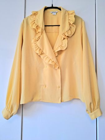 Damen Bluse mit Rüschen_Grösse L 