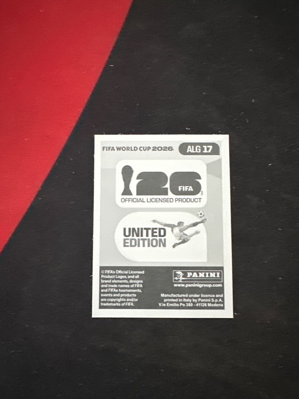 Panini Carte collezionabili: Panini FIFA WM 2026 Sticker - ALG 17 – Usato da Sulz AG venduto da DealWerk 1