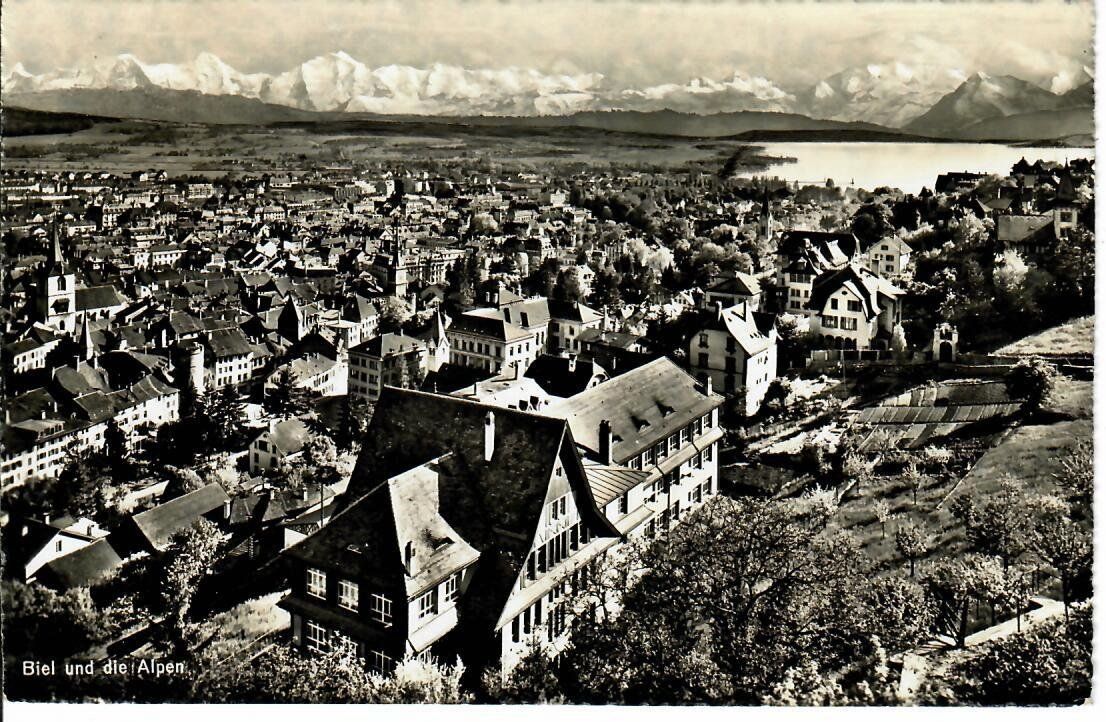 Cartoline postali: Biel  1955 – Usato da Hochdorf venduto da Ziegel-16