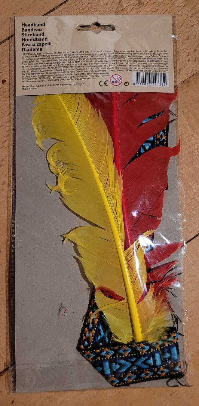 Costumi: Indianerfedern neu – Nuovo e nell'imballaggio originale da Riehen venduto da Smile74
