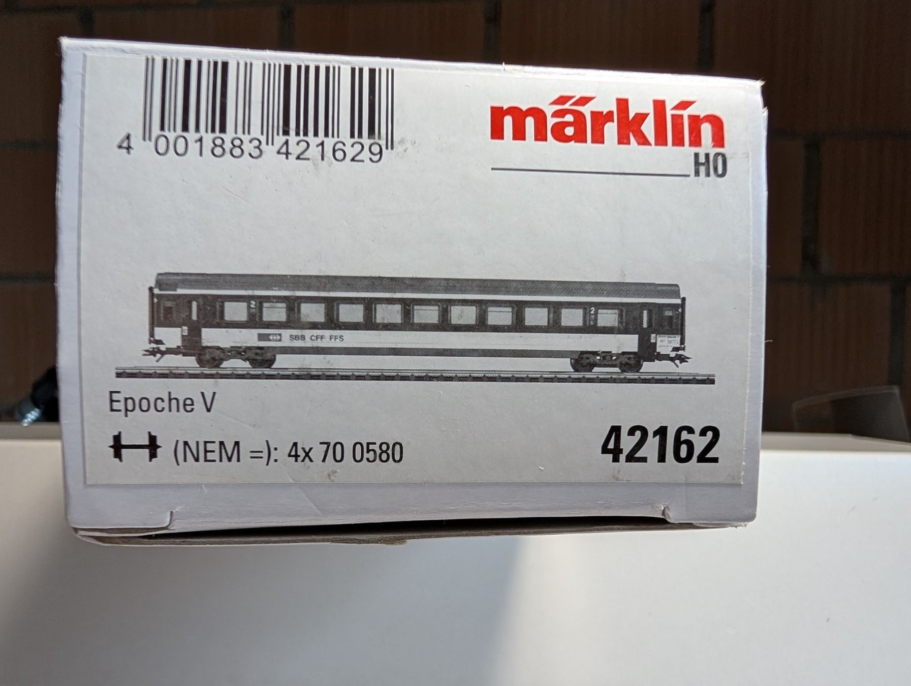 Märklin Modellini di ferrovie: Märklin 42162 SBB 2 Kl. EW IV – Nuovo e nell'imballaggio originale da Steffisburg venduto da Narzisse 3