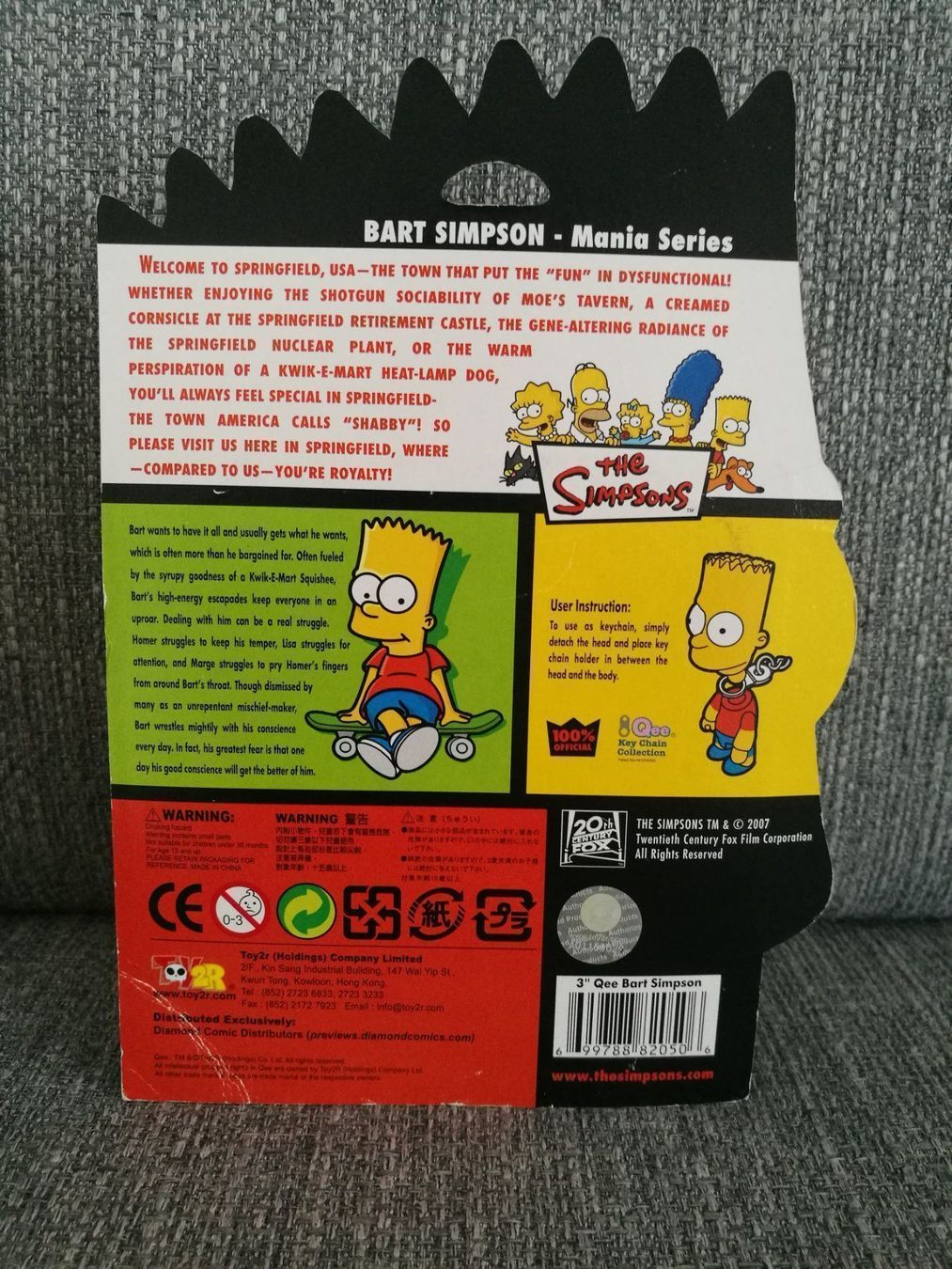 Statuette: Bart Simpson Figur 2007 – Nuovo e nell'imballaggio originale da Wil SG venduto da Donaldus 1