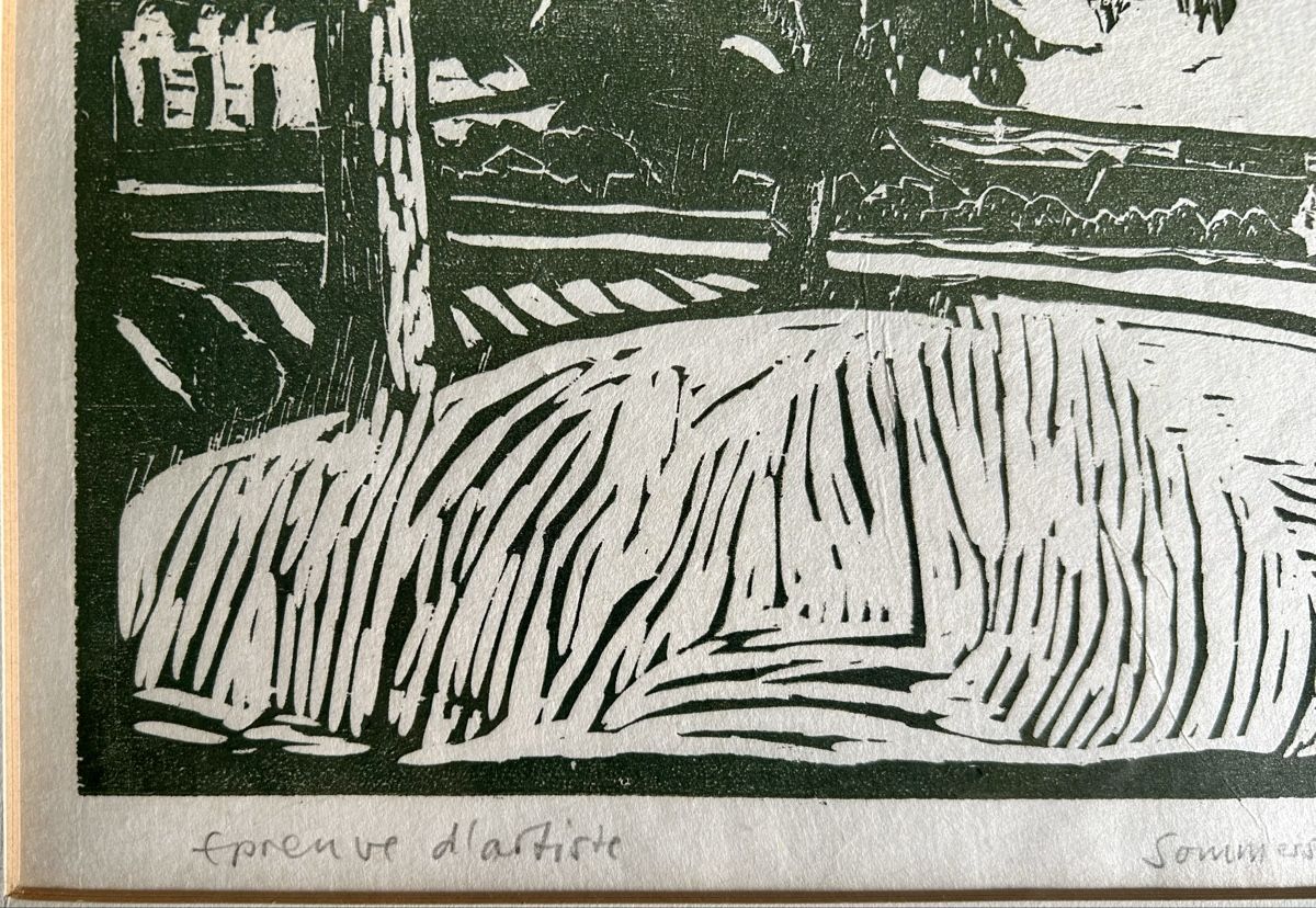 Holzschnitte: Wunderschöner Holzschnitt von Hansueli Holzer – Gebraucht aus Frauenfeld von Colonia64 4