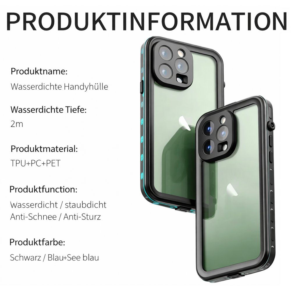 Apple Cover & Protezioni schermo: iPhone 13 Pro Max Wasserfest Cover Panzerglas 360 – Nuovo e nell'imballaggio originale da Chiasso venduto da online.shop 2