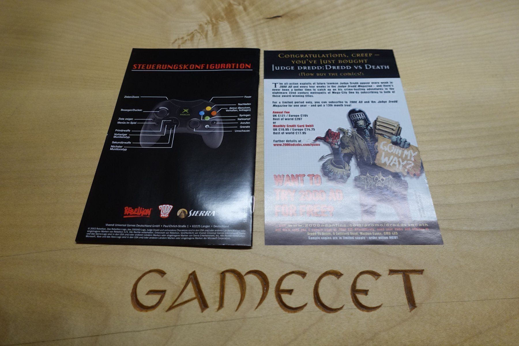 Microsoft Spiele: Judge Dredd: Dredd VS Death – Gebraucht aus Steinach von Gamecet 5