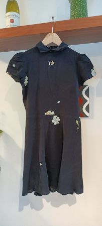 Black floral summer dress REFORMATION