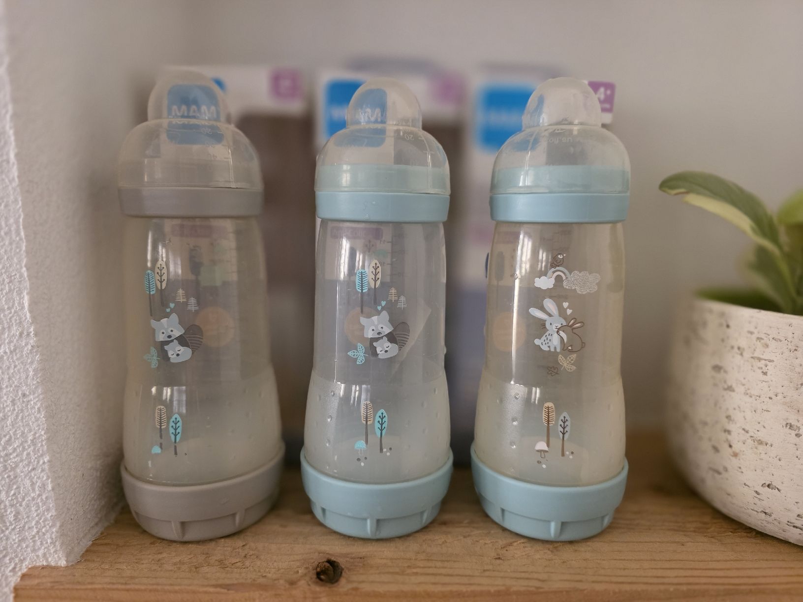 Mam Pasti del neonato: MAM Schoppenflaschen 3er Set 320ml – Usato da Zizers venduto da mar_fkr8