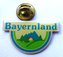 Pin Bayernland  blau HAUS