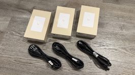 3x Ubiquiti UniFi PoE+ Adapter 2.5G 30W EU inkl. CH-Kabel 