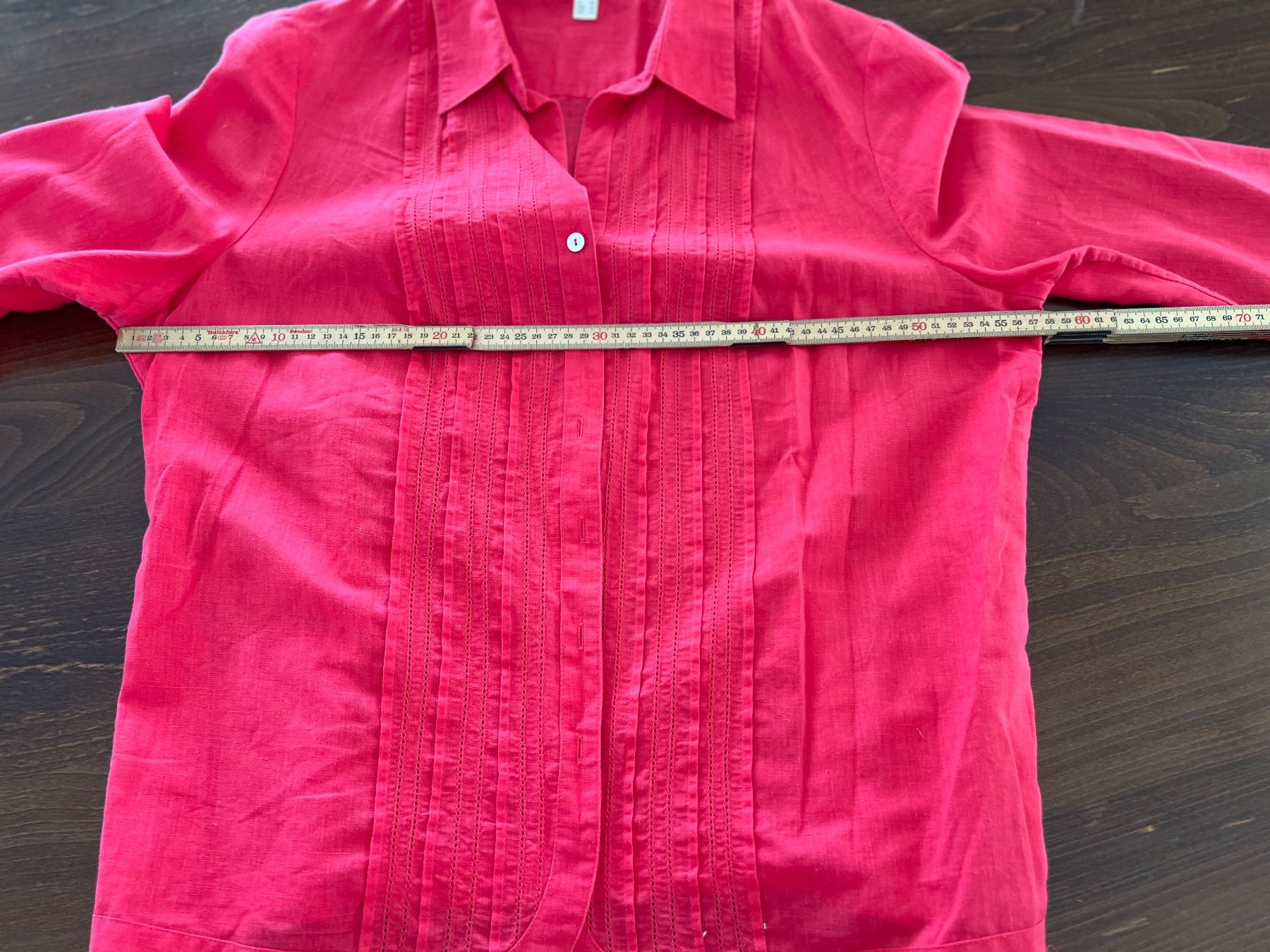 Peter Hahn Chemisiers: Leinen- Bluse Gr. 46 rot von Peter Hahn – D'occasion à Ebmatingen par Mistelu 2