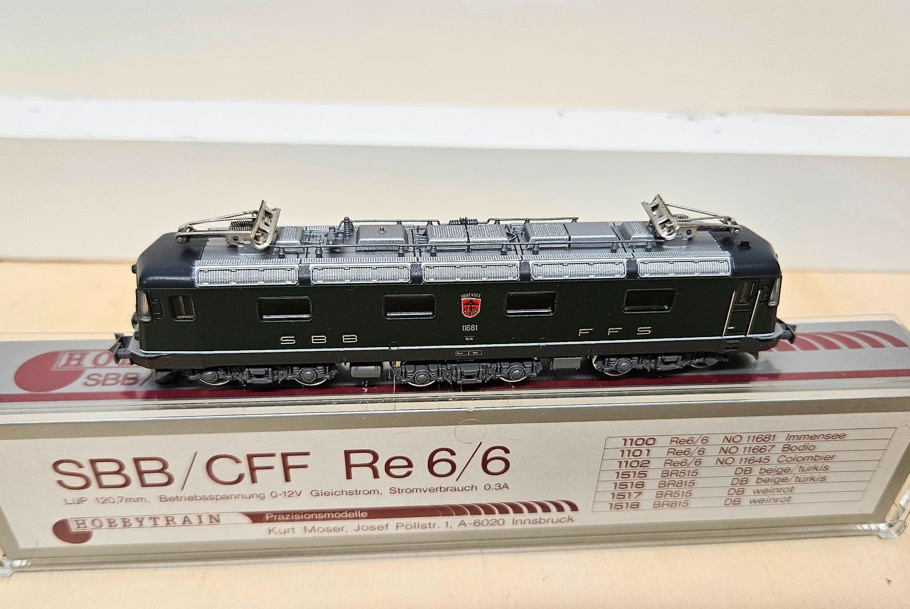 Hobbytrain Trains électriques: Re 6/6, "Immensee", analog – Neuf (Voir description) à Oensingen par Helo19 1