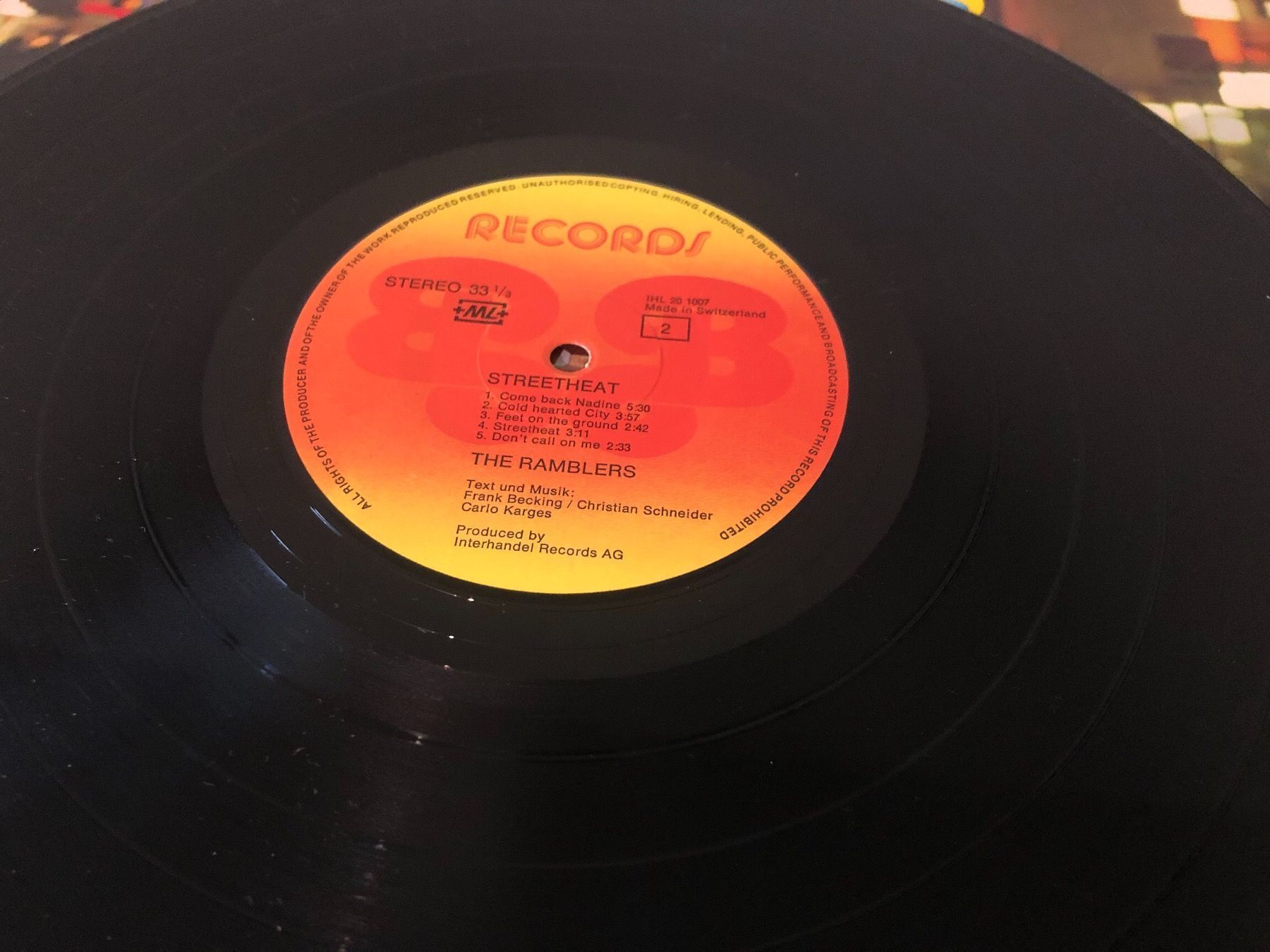 Dischi in vinile: The Ramblers - Streetheat LP – Usato da Schübelbach venduto da Klabauterli 3