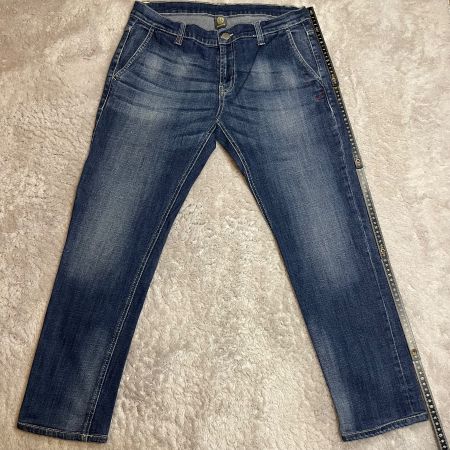 Dondup Jeans Herren Made in Italy Slim Fit Blau W32