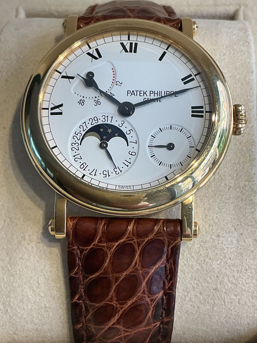 Patek Philippe Orologi: Patek Philippe Calatrava Complications Ref. 5054J Fullset – Usato da Zürich venduto da watchdealer-24 2