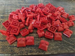 lego 47457 lot de 80 pièces Red Slope, Curved 2 x 2 x 2/3