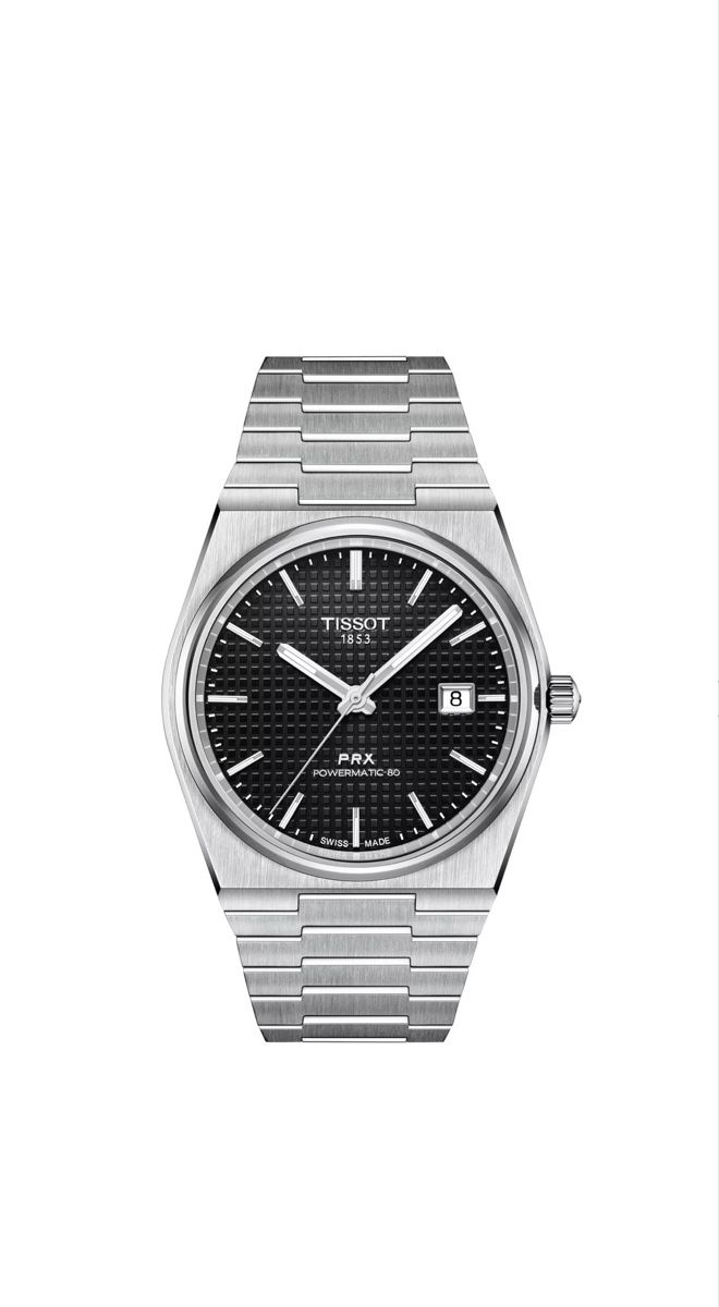 Tissot Orologi: TISSOT PRX 40MM POWERMATIC 80 schwarz – Nuovo e nell'imballaggio originale da Brugg AG venduto da Wristdeal