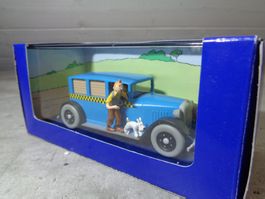Figurine Tintin - Editions Atlas - N°25 Le Taxi Ford (Les 7 Boules De Cristal) - Neuve