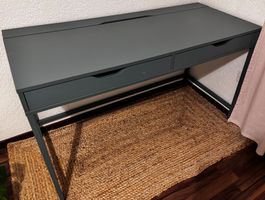 IKEA ALEX Schreibtisch 132×58 cm grautürkis