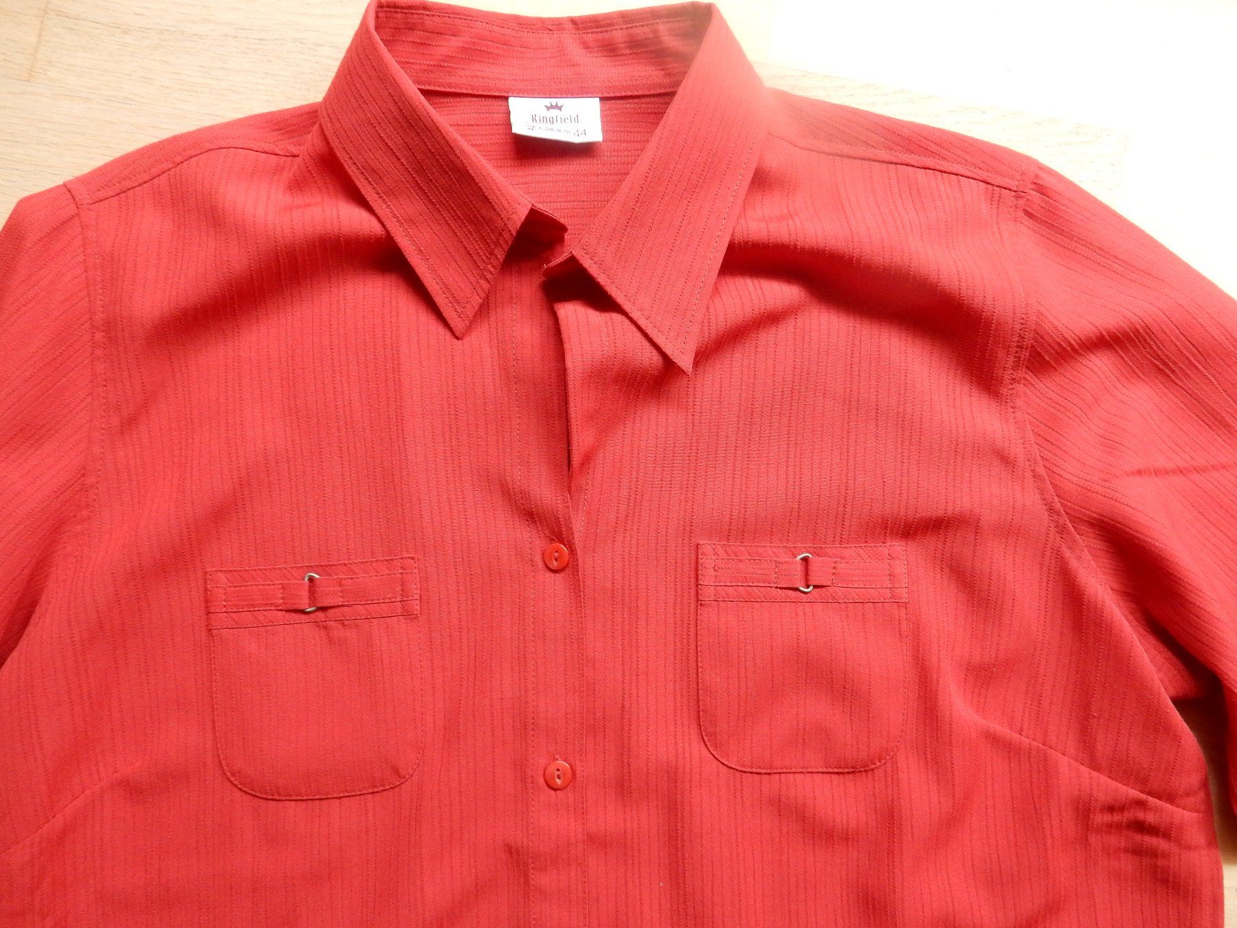 Blusen: Bluse rot 3/4-arm Damenbluse 44 von Kingfisher – Gebraucht aus Jona von simongarden 1
