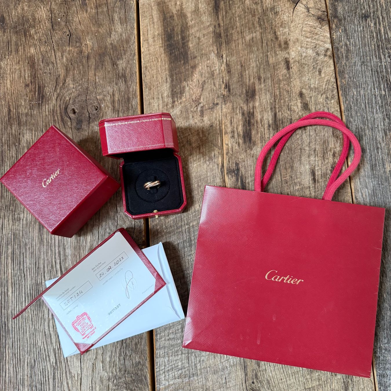 Cartier Anelli: TRINITY RING, KLEINES MODELL – Usato da Niederwil AG venduto da sel_h57s 1