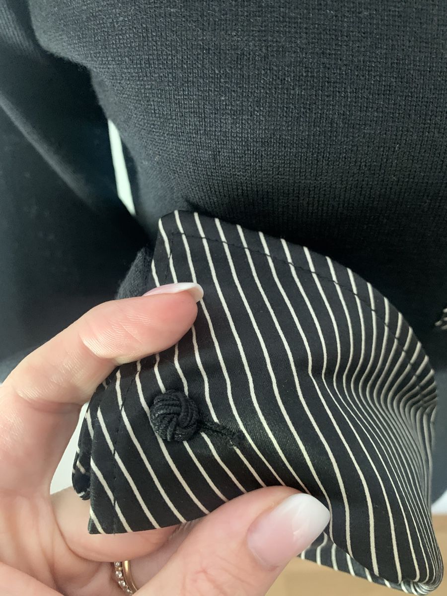 Bally Maglioni & Felpe: BALLY Blusenshirt/Pullover Gr. 36 schwarz, Shirt Wolle – Nuovo (secondo la descrizione) da Regensdorf venduto da secondchancefashion 4