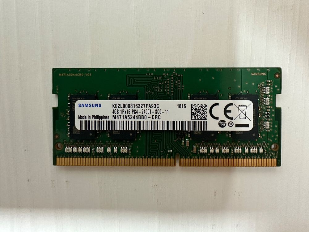 Samsung RAM 4GB DDR4 SODIMM M471A5244CB0-CRC | Kaufen auf Ricardo