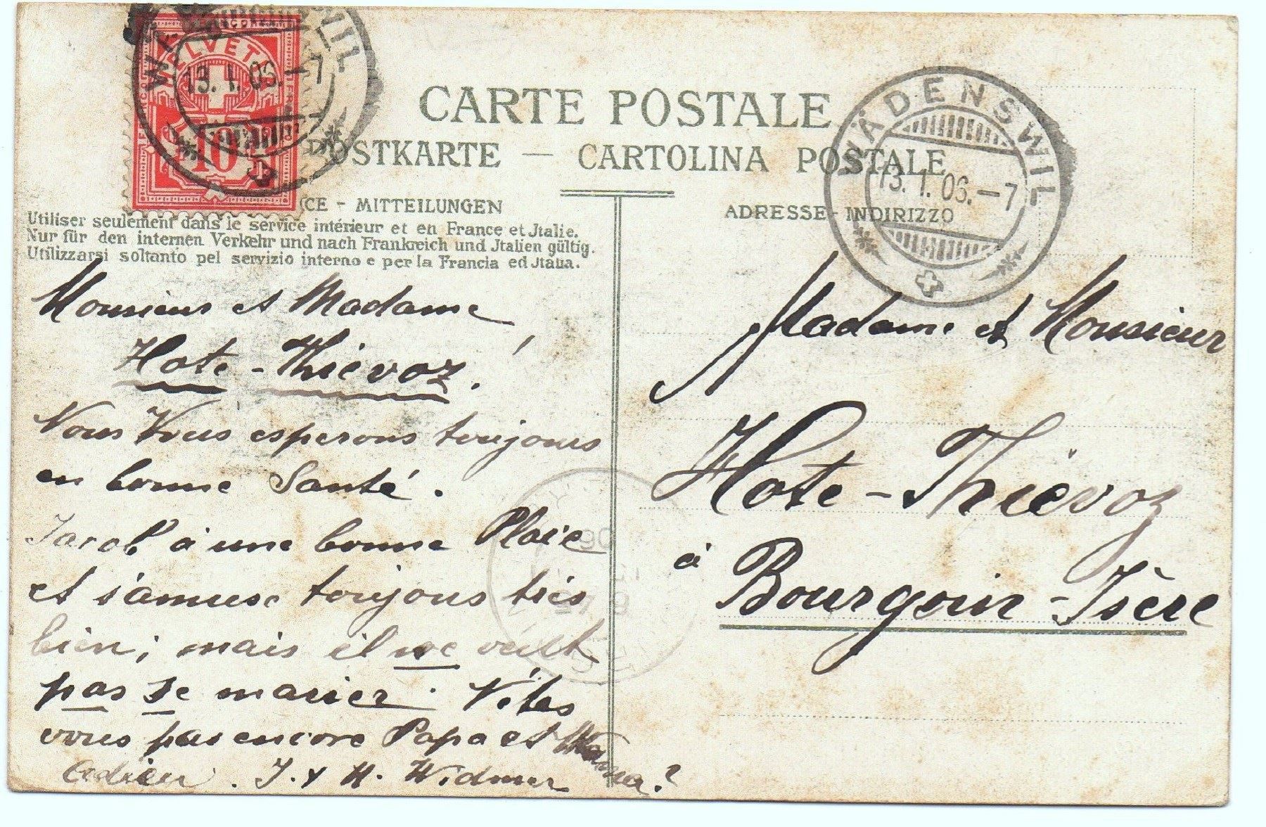 Cartoline postali: ZÜRICH mit Alpen – Usato da Jona venduto da philajona 1