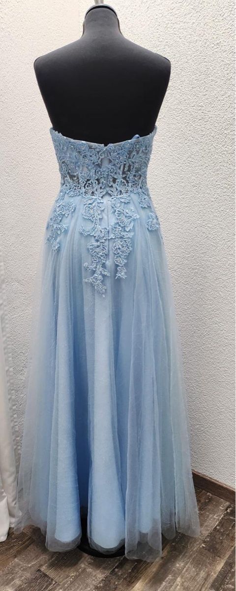 Vestiti: Traumhaftes hellblaues Abendkleid mit Spitze, Gr. 36. NEU – Nuovo (secondo la descrizione) da Schlatt ZH venduto da INVA00 1