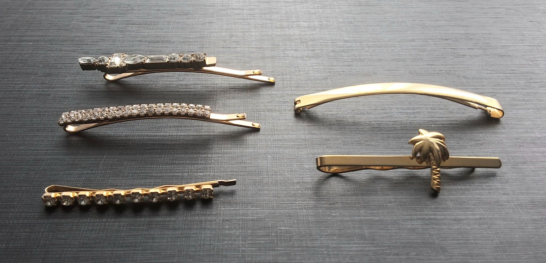 Accessori per capelli: Lot: 5 goldfarbene Haarspangen – Usato da Oftringen venduto da Waltereg 4