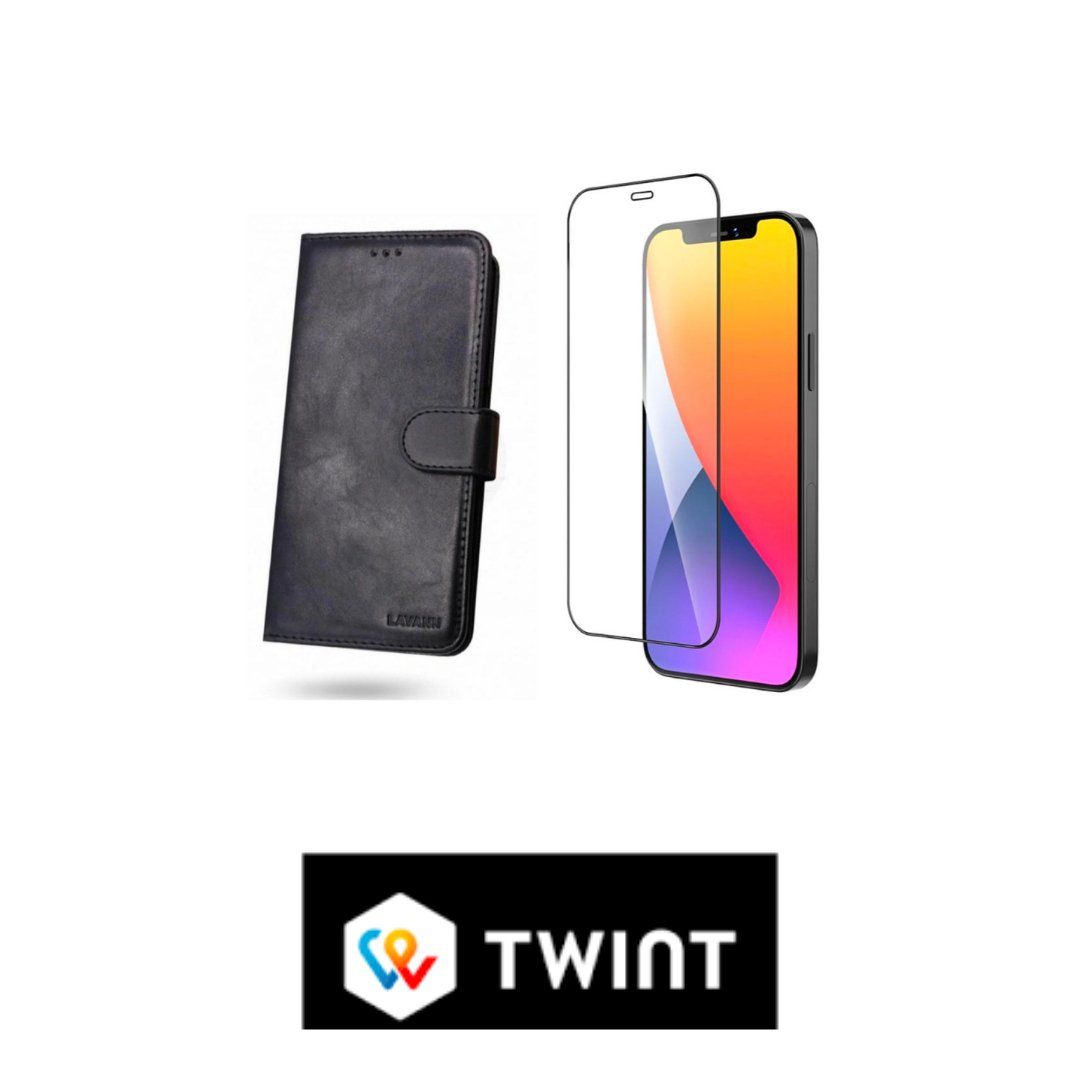 Cover & Protezioni schermo: iPhone 14 Plus Wallet-Hülle aus Leder mit Glas – Nuovo e nell'imballaggio originale da Luzern venduto da Waince786