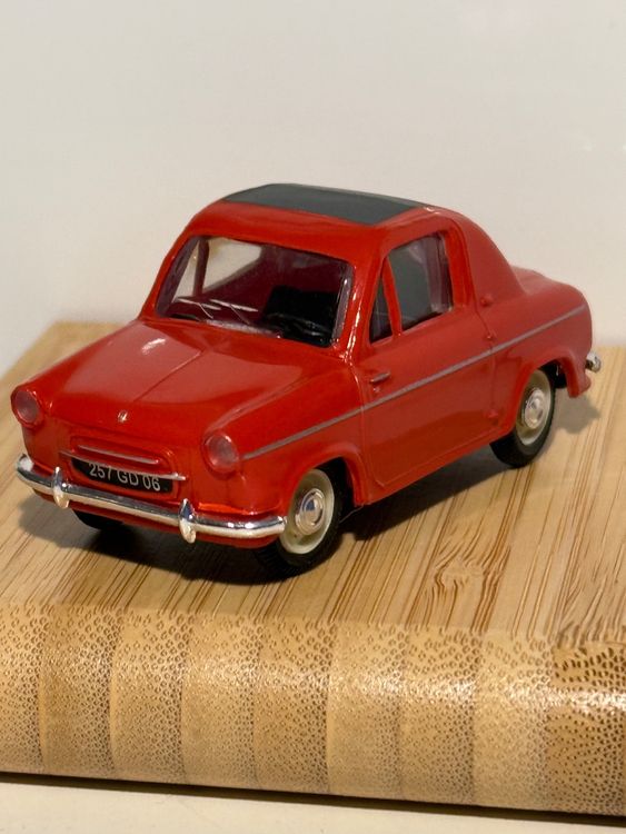 Vespa 400 NOREV Miniature 1/43 - Bleu Et Orange - Sans Boîte