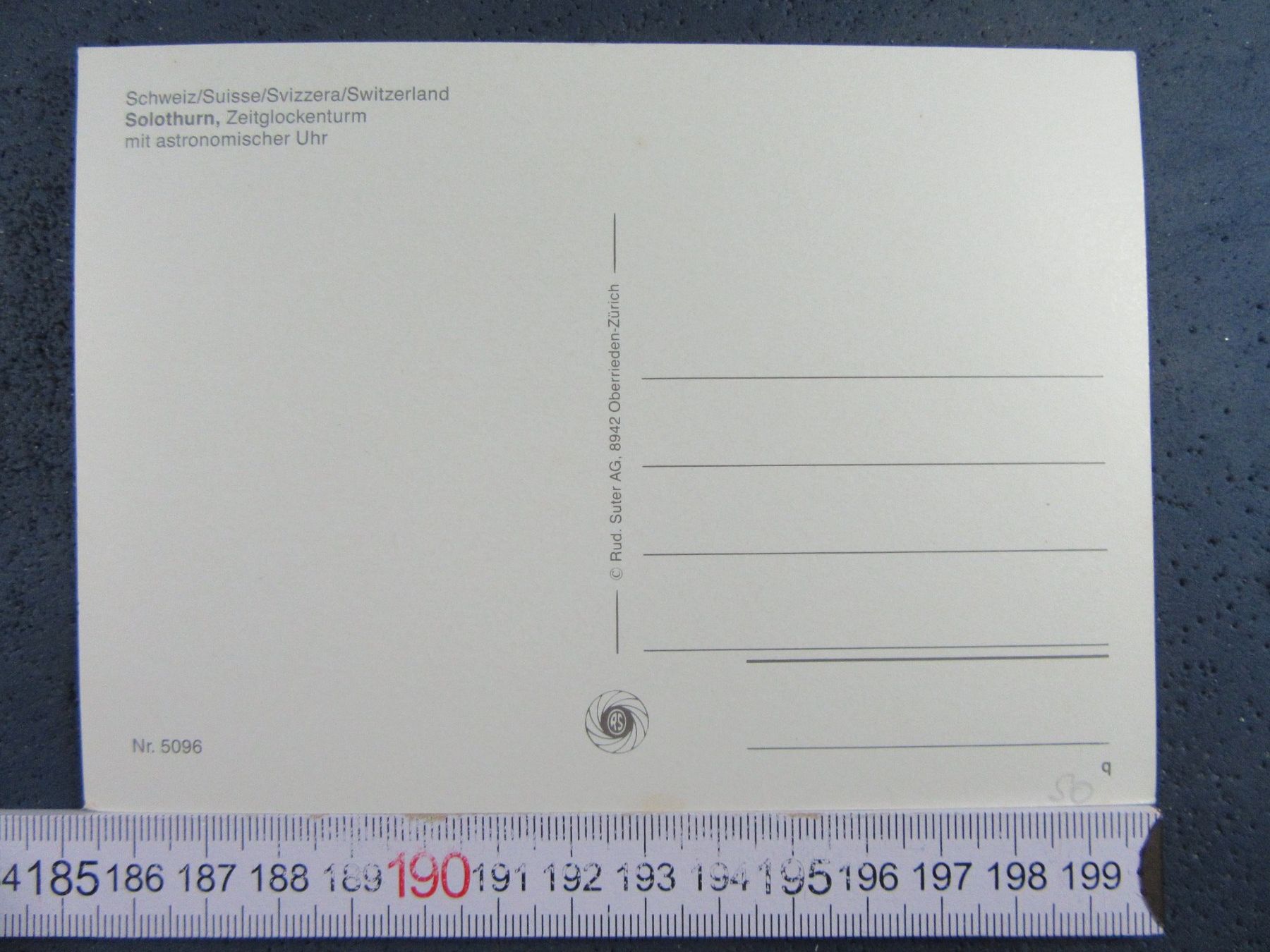 Ansichtskarten: SOLOTHURN SO AK – Gebraucht aus Ettingen von Hausi4711 1