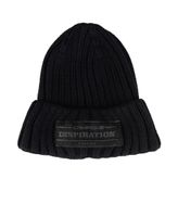 Warme Campione Inspiration Strickmütze, Schwarz, Winter Neu!