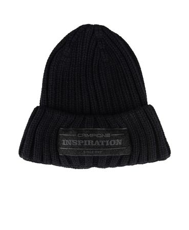 Warme Campione Inspiration Strickmütze, Schwarz, Winter Neu!