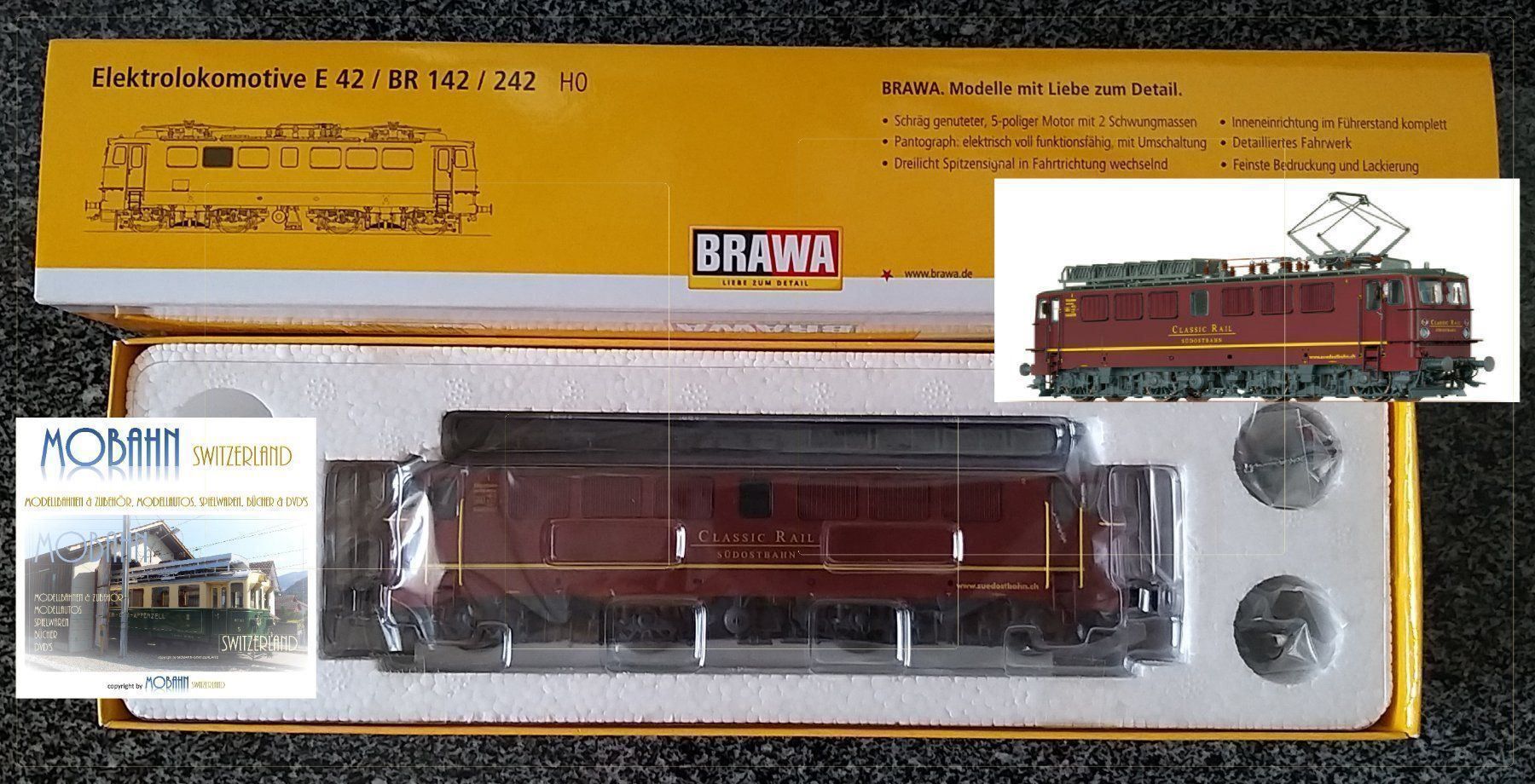 Brawa Trains électriques: BRAWA 43018 - Ae 476 SOB - DCC/Sound – Neuf avec emballage d'origine à Rotkreuz par MOBAHN-1zu87